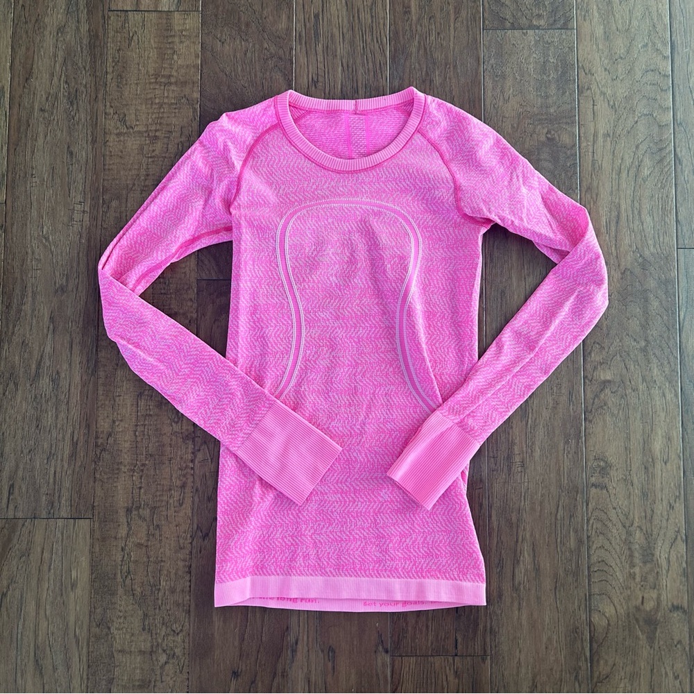 Lululemon Pink Long Sleeve